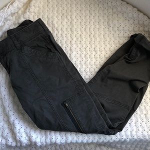 Ann Taylor Loft Charcoal Gray Surplus Pants